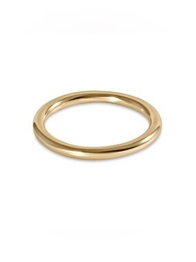 E-Newton classic gold band ring